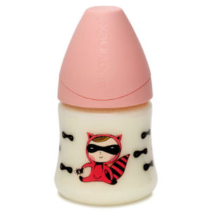 Suavinex Bib. Anatómico Sil. S1 M 150ml Rosa Gato