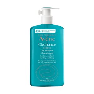 Avène Gel de Limpeza Cleanance, limpeza diária da pele oleosa com tendência acneica (400ml)