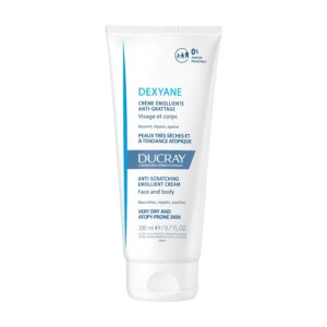 Ducray Creme Emoliente Antiprurido Dexyane, creme para pele muito seca e de tendência a eczema atópico (200ml)